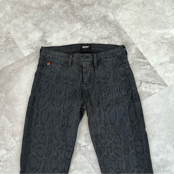 Hudson Gray Snake‎ Print Nico Lace Skinny Jeans Size 26